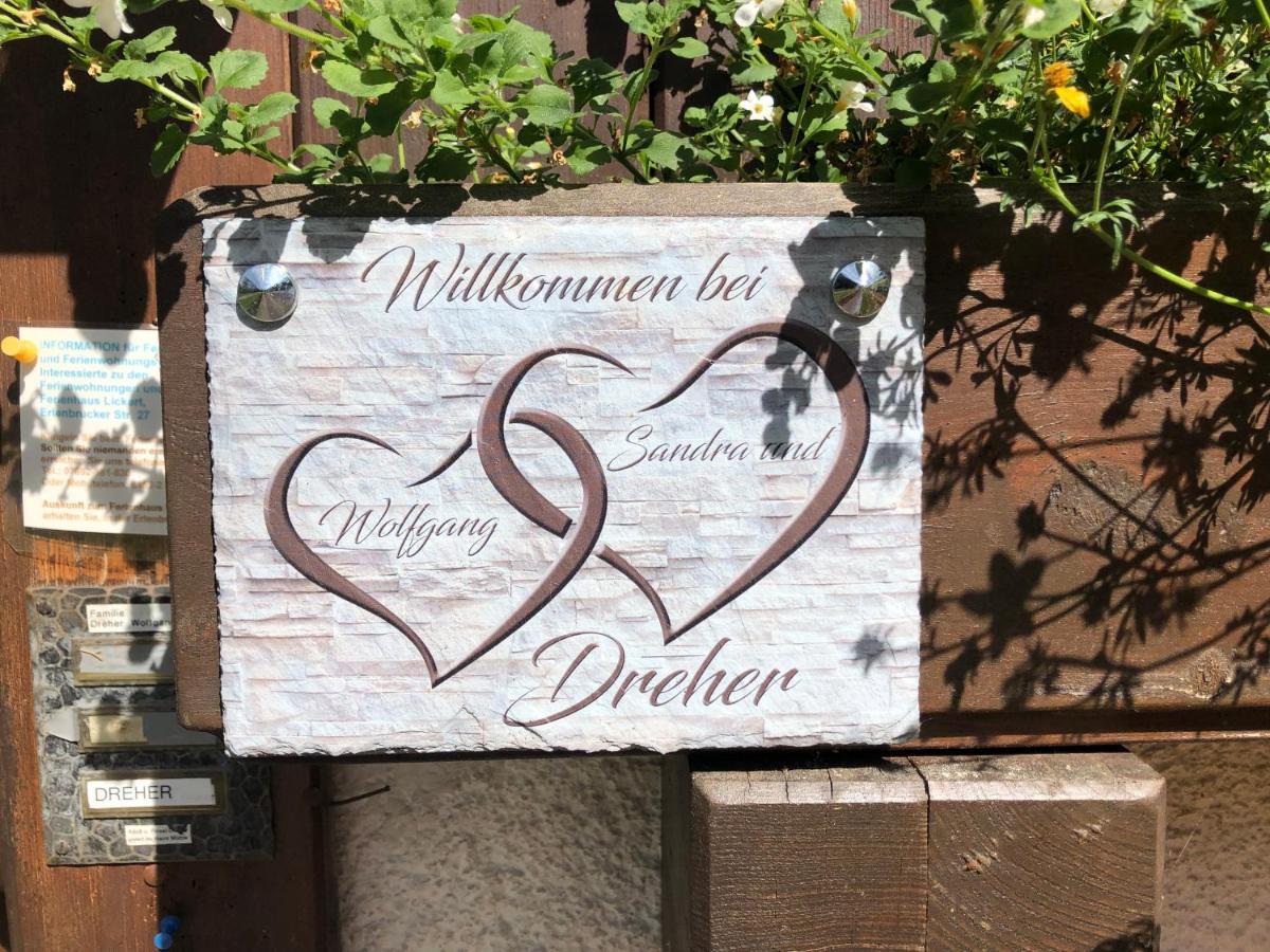Gaestehaus Lickert Familie Dreher 힌터짤텐 외부 사진